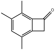 Bicyclo[4.2.0]octa-1,3,5-trien-7-one, 2,4,5-trimethyl- (9CI) Struktur