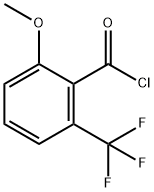 2-METHOXY-6-(TRIFLUOROMETHYL)BENZOYL CHLORIDE,681510-01-0,结构式
