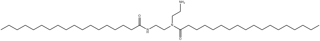 N-(2-aminoethyl)-N-[2-(stearoylamino)ethyl]stearamide Struktur