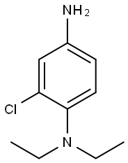 2-クロロ-1-(ジエチルアミノ)-4-ベンゼンアミン 化学構造式