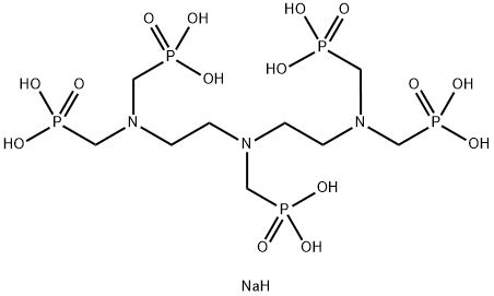 二亚乙基三胺五亚甲基膦酸七钠盐,68155-78-2,结构式