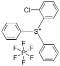 (chlorophenyl)diphenylsulphonium hexafluorophosphate(1-) Struktur