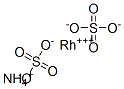 ammonium rhodium(3+) disulphate|