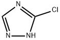 3-クロロ-1H-1,2,4-トリアゾール 化学構造式