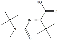 (S)-2-(3-TERT-BUTYL-3-METHYLUREIDO)-3,3-DIMETHYLBUTANOIC ACID Structure