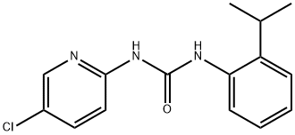 1-(5-chloro-pyridin-2-yl)-3-(2-isopropyl-phenyl)-urea 结构式