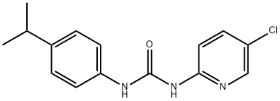 1-(5-chloro-pyridin-2-yl)-3-(4-isopropyl-phenyl)-urea Structure