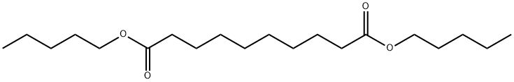 Decanedioic acid dipentyl ester Struktur