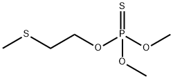 チオりん酸O,O-ジメチルO-[2-(メチルチオ)エチル] 化学構造式