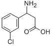 3-AMINO-3-(3-CHLORO-PHENYL)-PROPIONIC ACID Struktur
