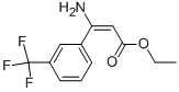3-AMINO-3-[3-(TRIFLUOROMETHYL)PHENYL]-2-PROPENOIC ACID ETHYL ESTER Structure