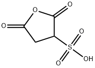 tetrahydro-2,5-dioxofuran-3-sulphonic acid 结构式