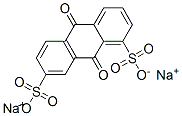 9,10-ジヒドロ-9,10-ジオキソ-1,7-アントラセンジスルホン酸ジナトリウム 化学構造式