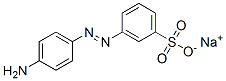 3-[(4-アミノフェニル)アゾ]ベンゼンスルホン酸ナトリウム 化学構造式