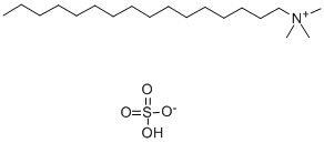 十六烷基三甲基硫酸氢铵,68214-07-3,结构式