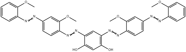 4,6-Bis[[2-methoxy-4-[(2-methoxyphenyl)azo]phenyl]azo]-1,3-benzenediol|