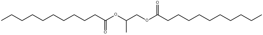 丙二醇双十一烷酸酯,68227-47-4,结构式