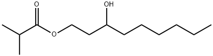 3-hydroxynonyl isobutyrate 结构式