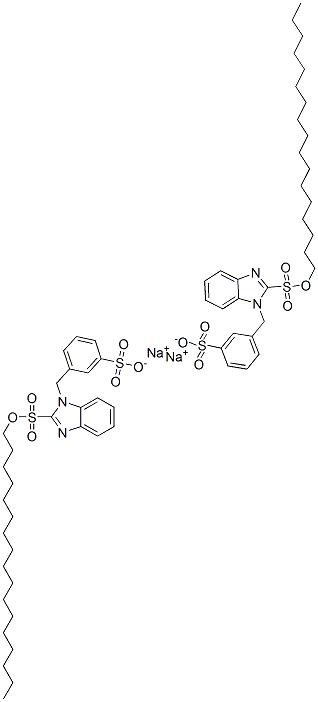 디소듐2-헵타데실-1-[(3-설포네이토페닐)메틸]-1H-벤즈이미다졸설포네이트