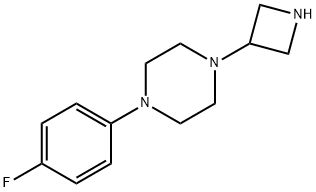 1-(3-AZETIDINYL)-4-(4-FLUOROPHENYL)-PIPERAZINE Structure
