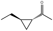 Ethanone, 1-(2-ethylcyclopropyl)-, trans- (9CI) Structure