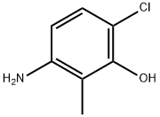 Phenol,  3-amino-6-chloro-2-methyl- Structure