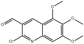 2-CHLORO-5,6,7-TRIMETHOXY-QUINOLINE-3-CARBALDEHYDE|2-氯-5,6,7-三甲氧基喹啉-3-甲醛