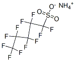 1,1,2,2,3,3,4,4,5,5,5-ウンデカフルオロ-1-ペンタンスルホン酸アンモニウム 化学構造式