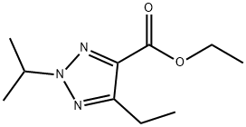 2H-1,2,3-Triazole-4-carboxylicacid,5-ethyl-2-(1-methylethyl)-,ethylester(9CI) 结构式
