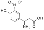 3-AMINO-3-(4-HYDROXY-3-NITRO-PHENYL)-PROPIONIC ACID Structure
