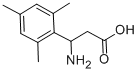 3-AMINO-3-(2,4,6-TRIMETHYL-PHENYL)-PROPIONIC ACID Structure