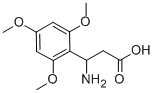 3-AMINO-3-(2,4,6-TRIMETHOXY-PHENYL)-PROPIONIC ACID 结构式