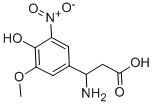 3-AMINO-3-(4-HYDROXY-3-METHOXY-5-NITRO-PHENYL)-PROPIONIC ACID Structure