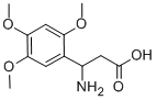 3-AMINO-3-(2,4,5-TRIMETHOXY-PHENYL)-PROPIONIC ACID Struktur