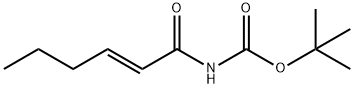 Carbamic acid, [(2E)-1-oxo-2-hexenyl]-, 1,1-dimethylethyl ester (9CI)|