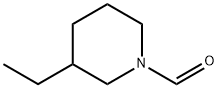 1-Piperidinecarboxaldehyde, 3-ethyl- (9CI) 化学構造式