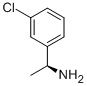 (S)-3-クロロ-Α-メチルベンジルアミン 化学構造式