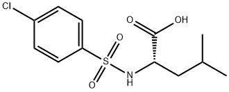 N-[(4-氯苯基)磺酰基]-L-亮氨酸, 68305-77-1, 结构式