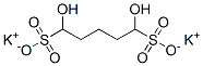 dipotassium 1,5-dihydroxypentane-1,5-disulphonate Struktur