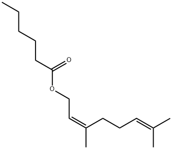 neryl hexanoate Structure