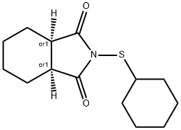 cis-N-(cyclohexylthio)hexahydrophthalimide Structure