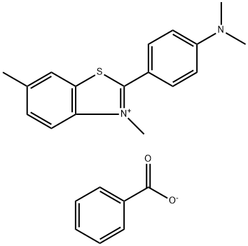 2-[4-(디메틸아미노)페닐]-3,6-디메틸벤조티아졸륨벤조에이트