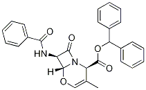 [2R-(2alpha,6alpha,7alpha)]-7-(Benzoylamino)-3-methyl-8-oxo-5-oxa-1-azabicyclo[4.2.0]oct-3-ene-2-carboxylic acid diphenylmethyl ester|[2R-(2ALPHA,6ALPHA,7ALPHA)]-7-(苯甲酰基氨基)-3-甲基-8-氧代-5-氧杂-1-氮杂双环[4.2.0]辛-3-烯-2-甲酸二苯甲酯