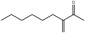 3-メチレンノナン-2-オン 化学構造式