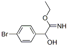 Benzeneethanimidic  acid,  4-bromo--alpha--hydroxy-,  ethyl  ester  (9CI) Structure