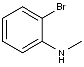 2-溴-N-甲基苯胺 结构式