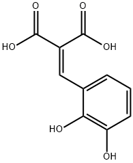 Propanedioic acid, [(2,3-dihydroxyphenyl)methylene]- (9CI) Structure