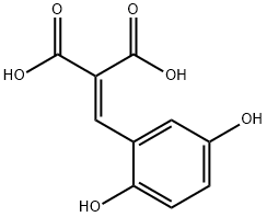 Propanedioic acid, [(2,5-dihydroxyphenyl)methylene]- (9CI) Structure
