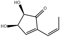 2-Cyclopenten-1-one, 4,5-dihydroxy-2-(1Z)-1-propenyl-, (4R,5R)- (9CI)|