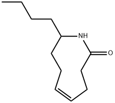 (Z)-9-Butyl-2,3,4,7,8,9-hexahydro-1H-azonin-2-one Structure